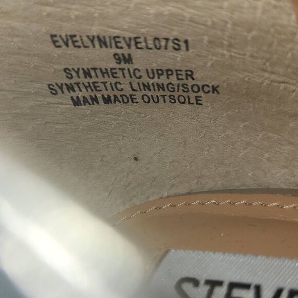 Steve Madden Evelyn Silver Stiletto Heeled Pointed Toe Slip On Dress Pumps Sz 9 - Picture 6 of 11